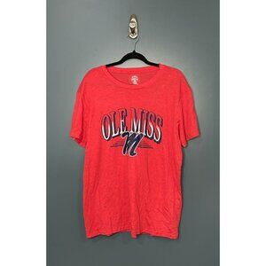 NWT Ole Miss Rebels Red Graphic T-Shirt XL Rivalry Threads